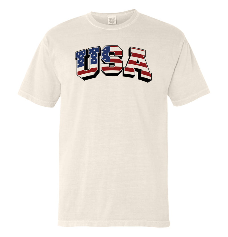 Load image into Gallery viewer, USA Flag Lettering (Front)