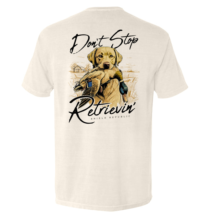Load image into Gallery viewer, Don't Stop Retrievin Yellow Lab