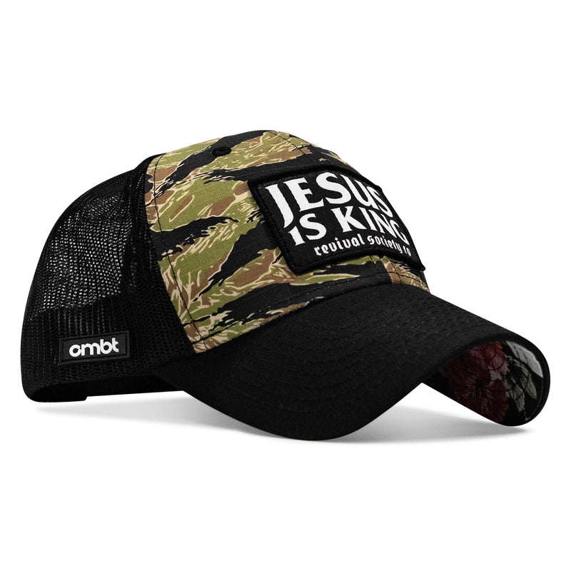Load image into Gallery viewer, Jesus Is King Patch Original Ripstop Snapback Hat