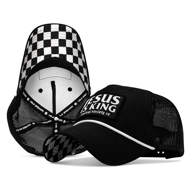 Load image into Gallery viewer, Jesus Is King Patch Rope Snapback Hat