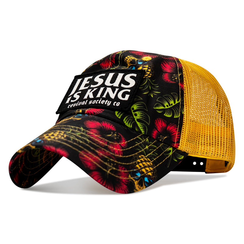 Load image into Gallery viewer, Jesus Is King Patch Tactical Ripstop Mesh Snapback Hat