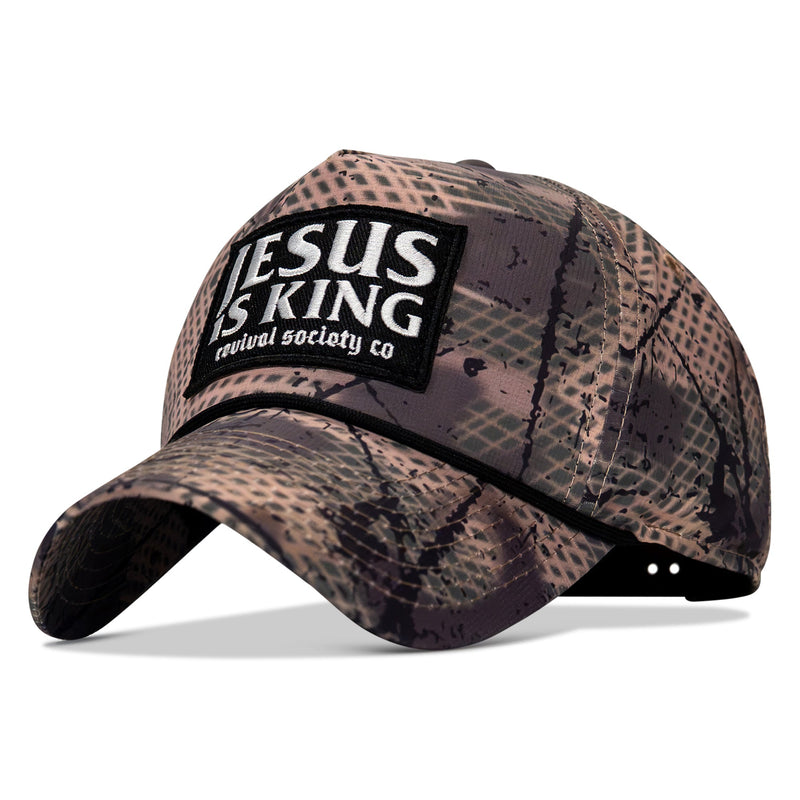 Load image into Gallery viewer, Jesus Is King Patch Weekender Snapback