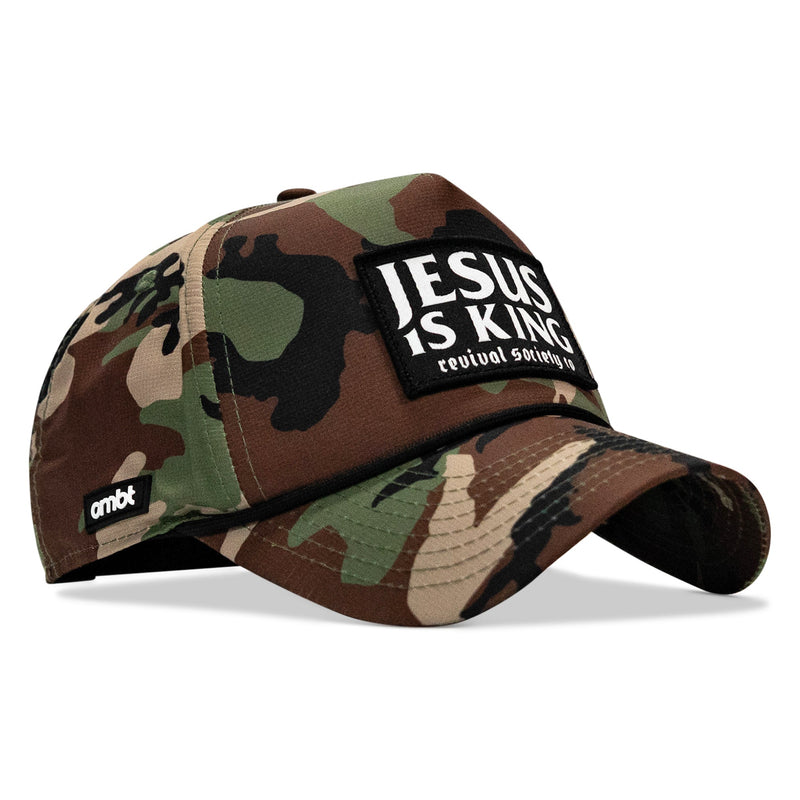 Load image into Gallery viewer, Jesus Is King Patch Weekender Snapback