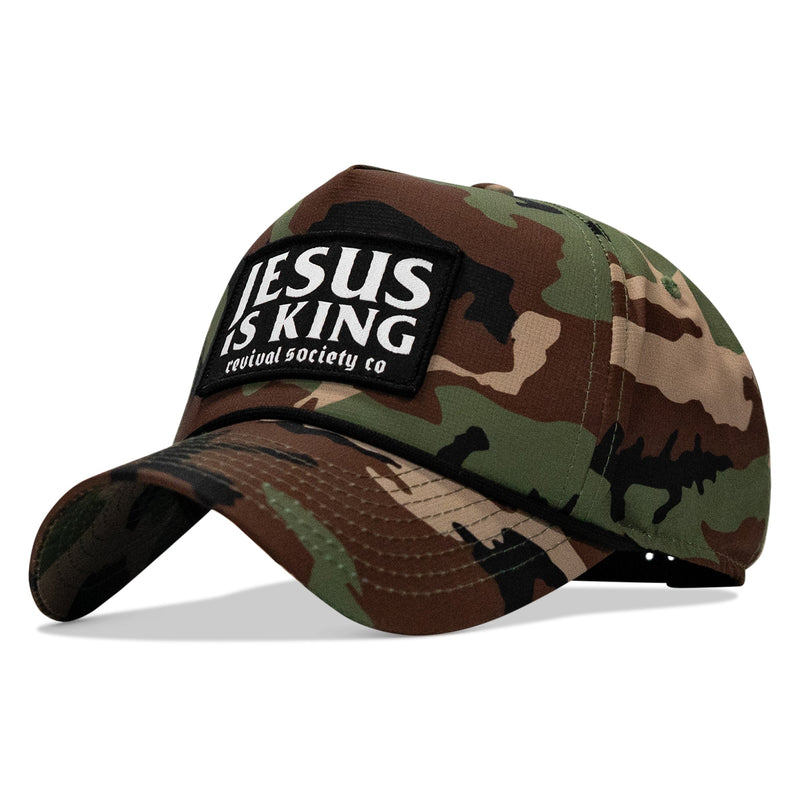 Load image into Gallery viewer, Jesus Is King Patch Weekender Snapback