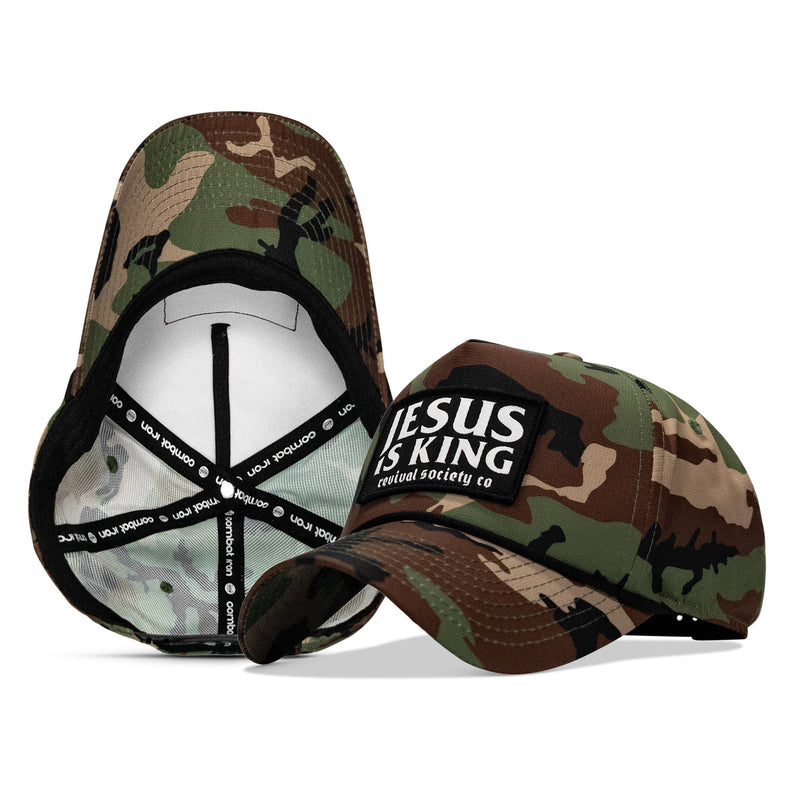 Load image into Gallery viewer, Jesus Is King Patch Weekender Snapback