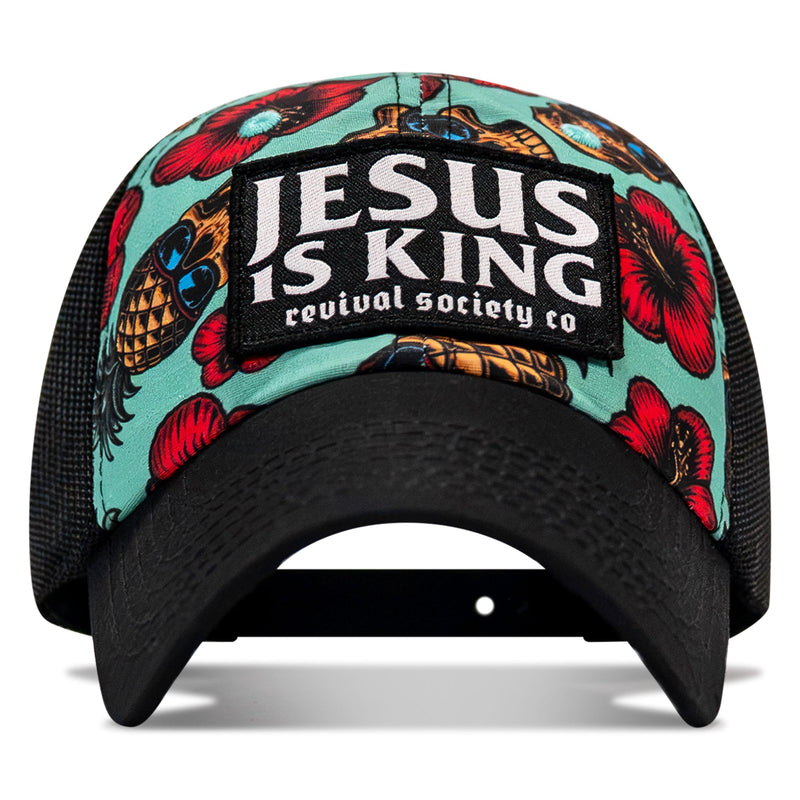 Load image into Gallery viewer, Jesus Is King Patch Tactical Ripstop Mesh Snapback Hat
