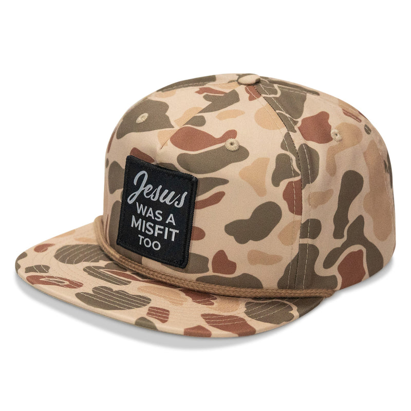 Load image into Gallery viewer, Jesus Was A Misfit Too Flatbill Hat