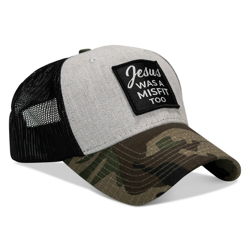 Load image into Gallery viewer, Jesus Was A Misfit Too Patch Snapback Hat