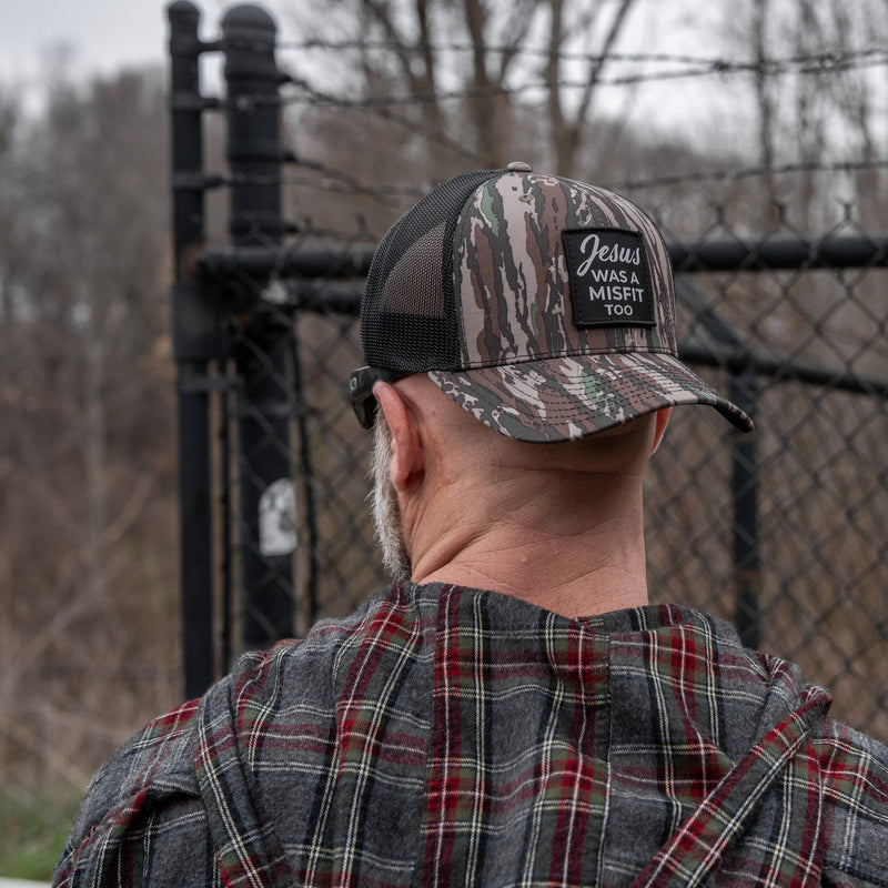 Load image into Gallery viewer, Jesus Was A Misfit Too Patch Snapback Hat