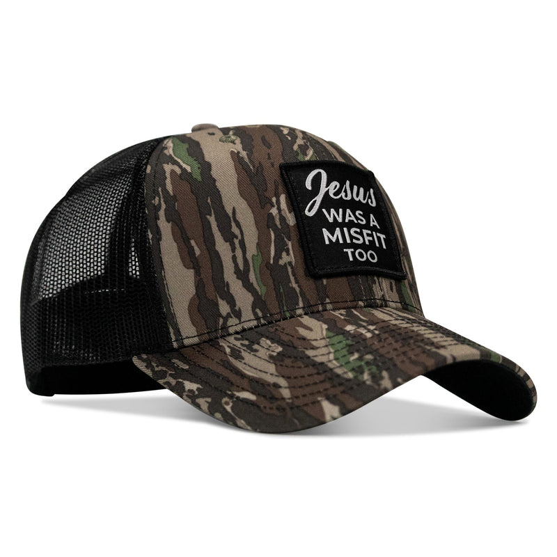 Load image into Gallery viewer, Jesus Was A Misfit Too Patch Snapback Hat