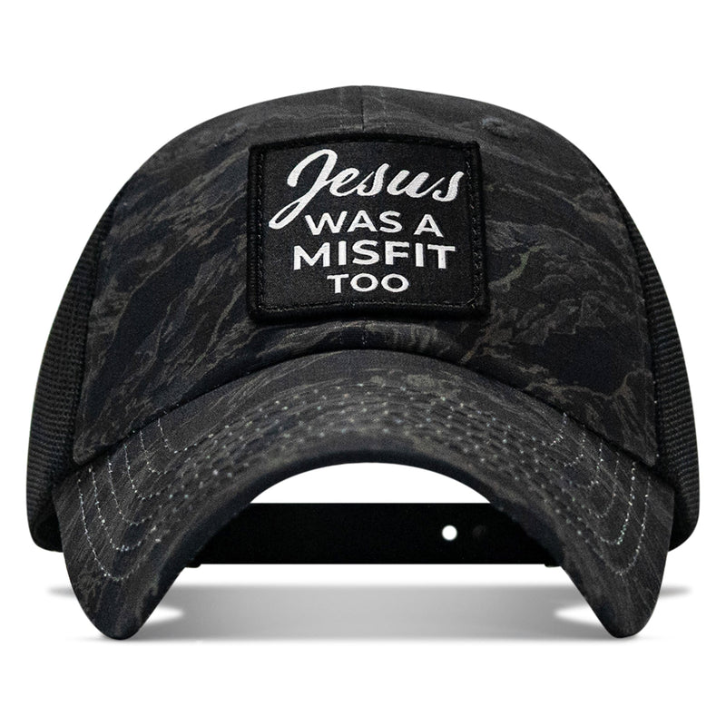 Load image into Gallery viewer, Jesus Was A Misfit Too Patch Tactical Ripstop Mesh Snapback Hat