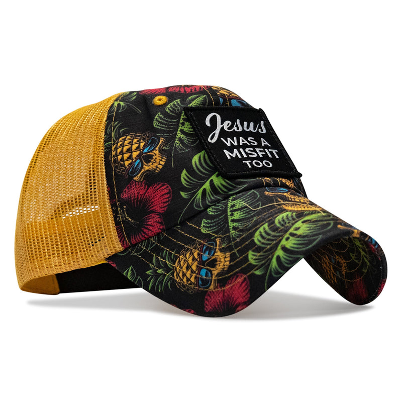 Load image into Gallery viewer, Jesus Was A Misfit Too Patch Tactical Ripstop Mesh Snapback Hat