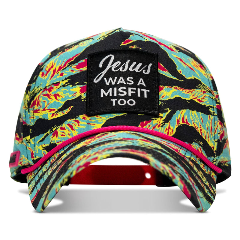 Load image into Gallery viewer, Jesus Was A Misfit Too Patch Weekender Snapback