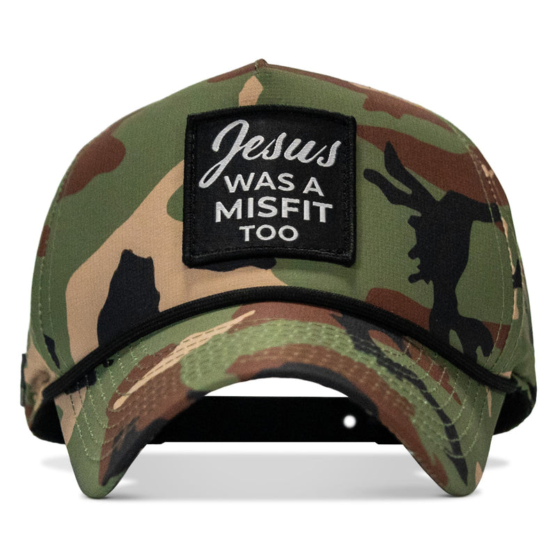 Load image into Gallery viewer, Jesus Was A Misfit Too Patch Weekender Snapback