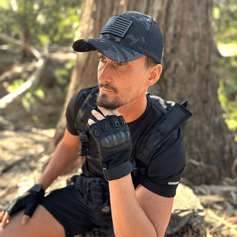Load image into Gallery viewer, Tactical Fingerless Airsoft Gloves for Outdoor Sports, Paintball, and Motorcycling