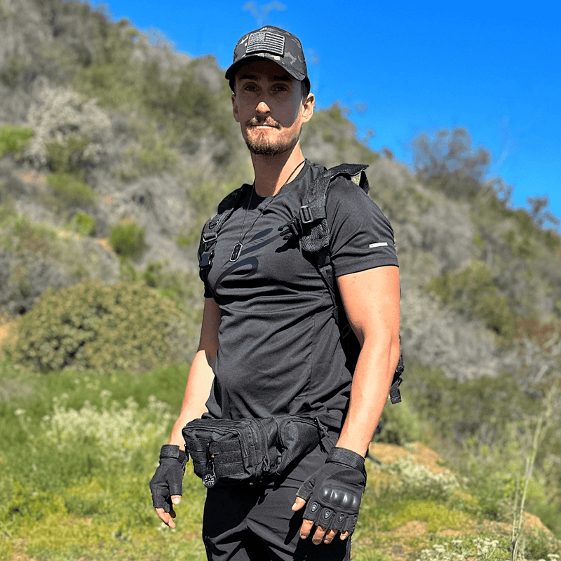 Load image into Gallery viewer, Tactical-Style Patch Hat with Adjustable Strap