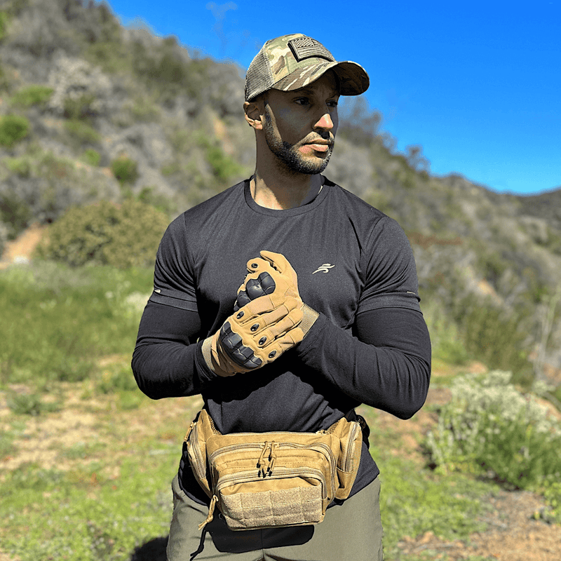 Load image into Gallery viewer, Tactical-Style Patch Hat with Adjustable Strap
