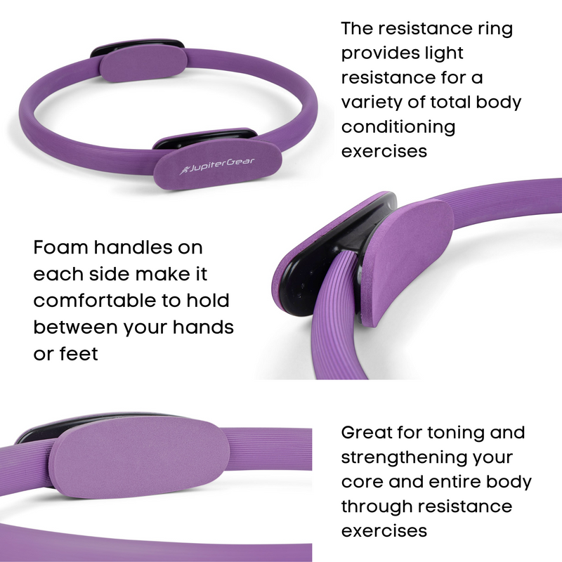 Load image into Gallery viewer, Pilates Resistance Ring for Strengthening Core Muscles