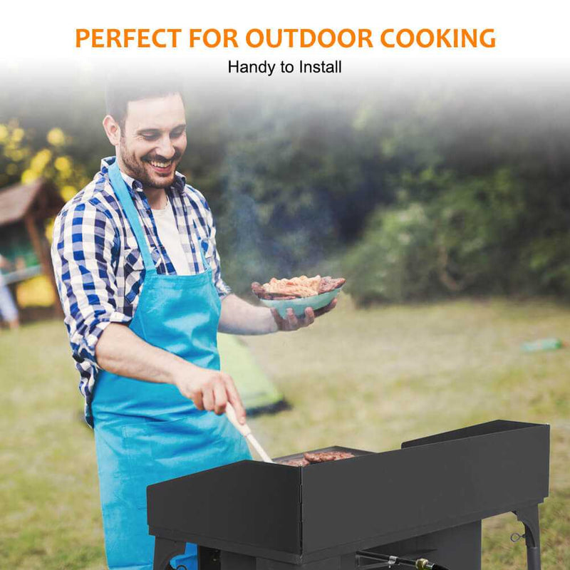 Load image into Gallery viewer, 260,000 BTU High Pressure Double Propane Burner - Heavy Duty Cookware