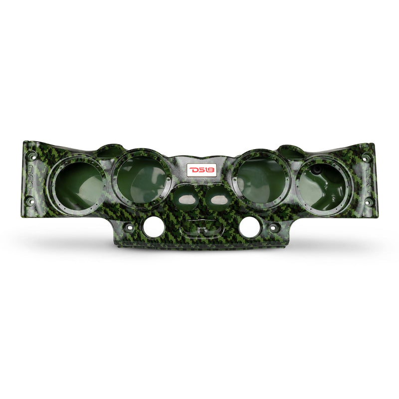 Load image into Gallery viewer, DS18 JK-SBAR/CMGR Exclusive Overhead Audio Bar System for JK/JKU Jeeps (4x 8" Speakers 4x3.72" Tweeters 2x1" Drivers) Camo Green