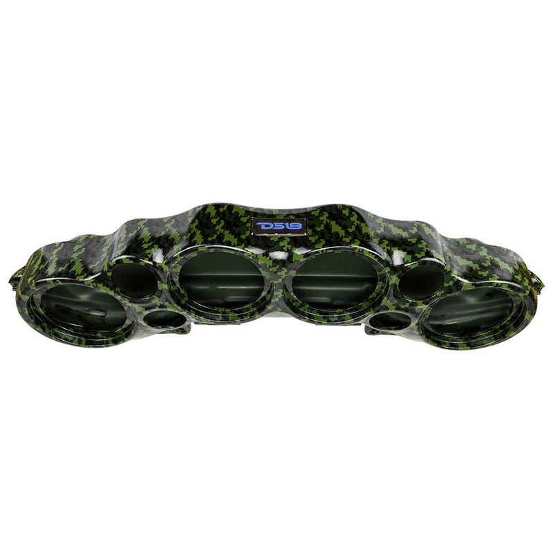 Load image into Gallery viewer, DS18 JL-SBAR/CMGR Overhead Bar System JL/JLU, JT Jeeps (4x 8" Speakers 4x3.72" Tweeters) Camo Green