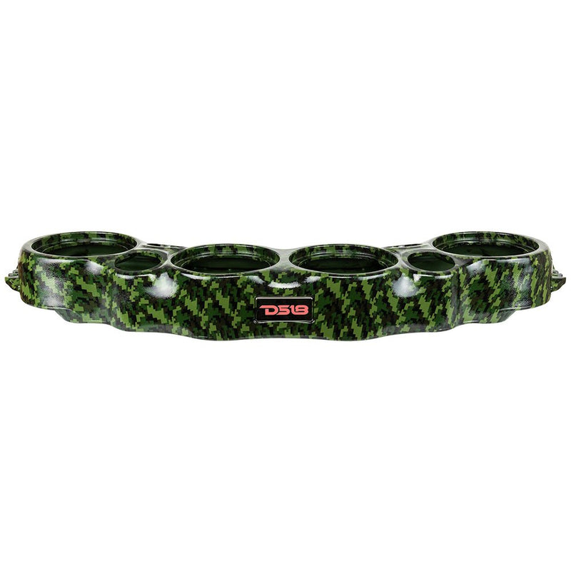 Load image into Gallery viewer, DS18 JL-SBAR/CMGR Overhead Bar System JL/JLU, JT Jeeps (4x 8" Speakers 4x3.72" Tweeters) Camo Green