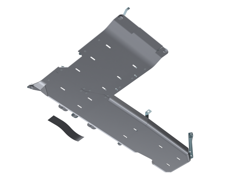 Load image into Gallery viewer, JLU T-CASE/FUEL SKID Kit ONLY - 4 door 3.6L, 2.0L, 392 HEMI - ALUMINUM 2018+