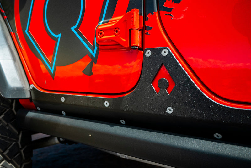 Load image into Gallery viewer, JLU Aluminum Rocker Armor