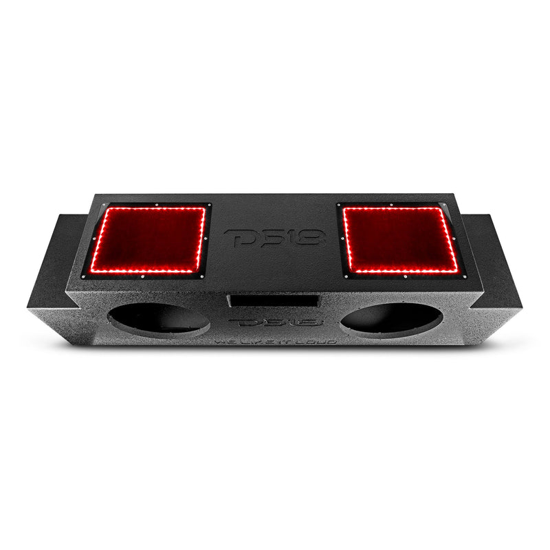 Load image into Gallery viewer, Jeep JKU/JLU Down Firing Subwoofer Enclosure 2 x 12"