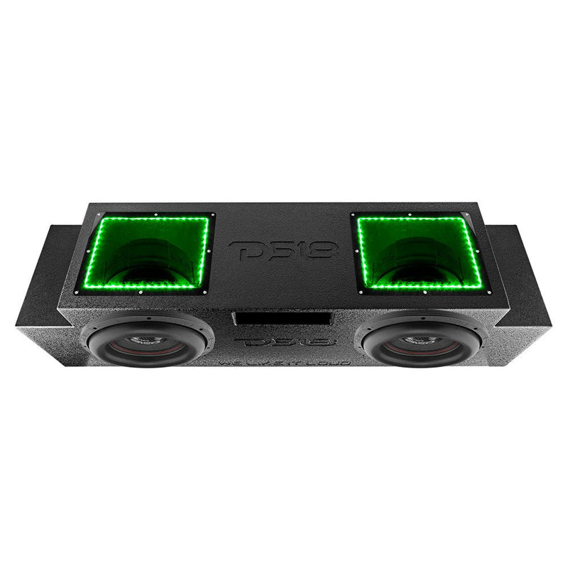 Load image into Gallery viewer, Jeep JKU/JLU Down Firing Subwoofer Enclosure 2 x 12"