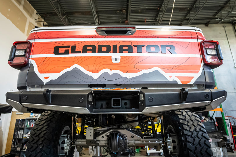 Load image into Gallery viewer, HIGH CLEARANCE REAR BUMPER MODULAR 2 INCH RECEIVER