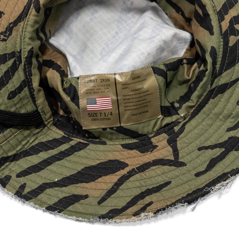 Load image into Gallery viewer, Distressed Ripstop Mid-Profile Tactical Boonie Hat