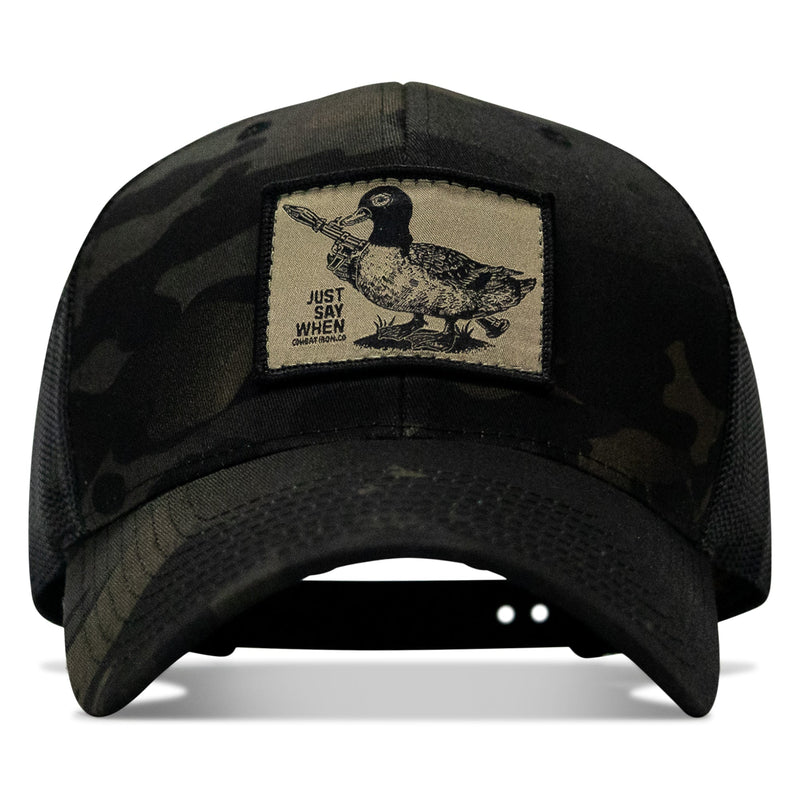 Load image into Gallery viewer, Just Say When Patch Snapback Hat