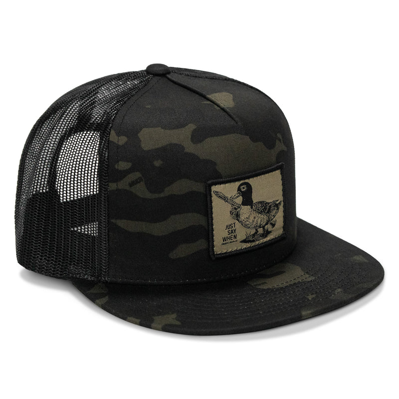 Load image into Gallery viewer, Just Say When Patch Flatbill Hat