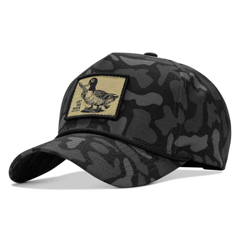 Load image into Gallery viewer, Just Say When Patch 5 Pannel Rope Snapback