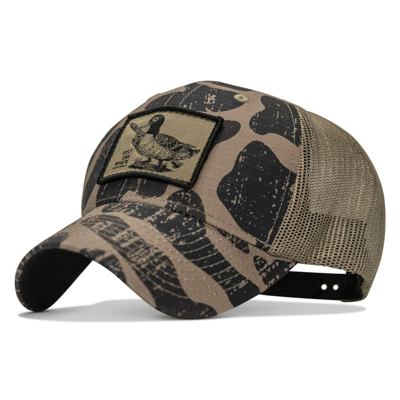 Load image into Gallery viewer, Just Say When Patch Original Ripstop Snapback Hat