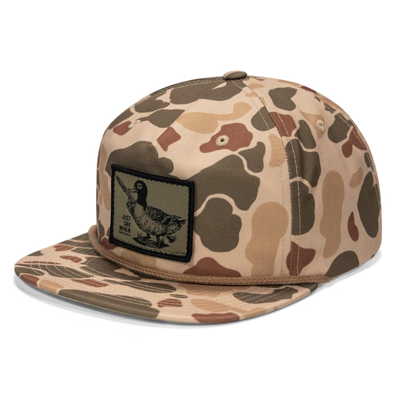 Load image into Gallery viewer, Just Say When Patch Flatbill Hat