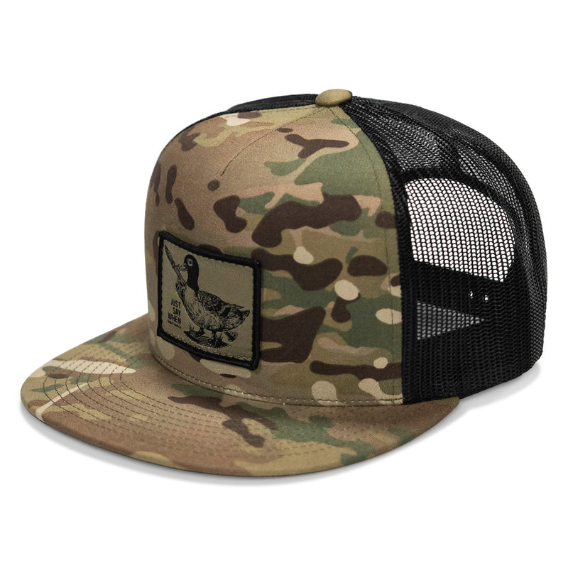Load image into Gallery viewer, Just Say When Patch Flatbill Hat