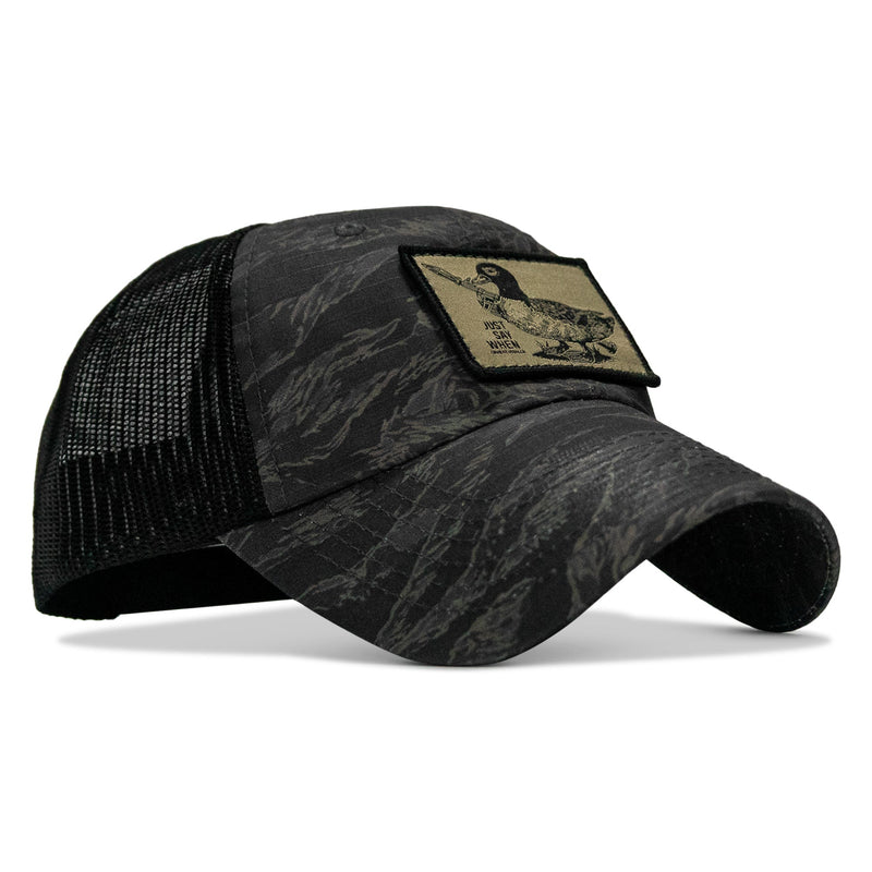 Load image into Gallery viewer, Just Say When Patch. Tactical Ripstop Mesh Snapback Hat