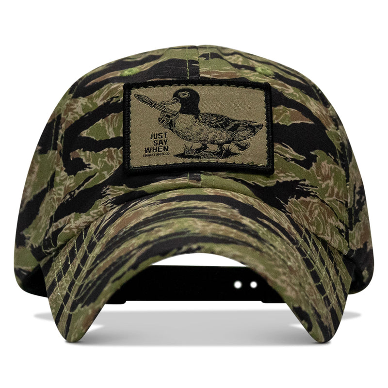 Load image into Gallery viewer, Just Say When Patch. Tactical Ripstop Mesh Snapback Hat