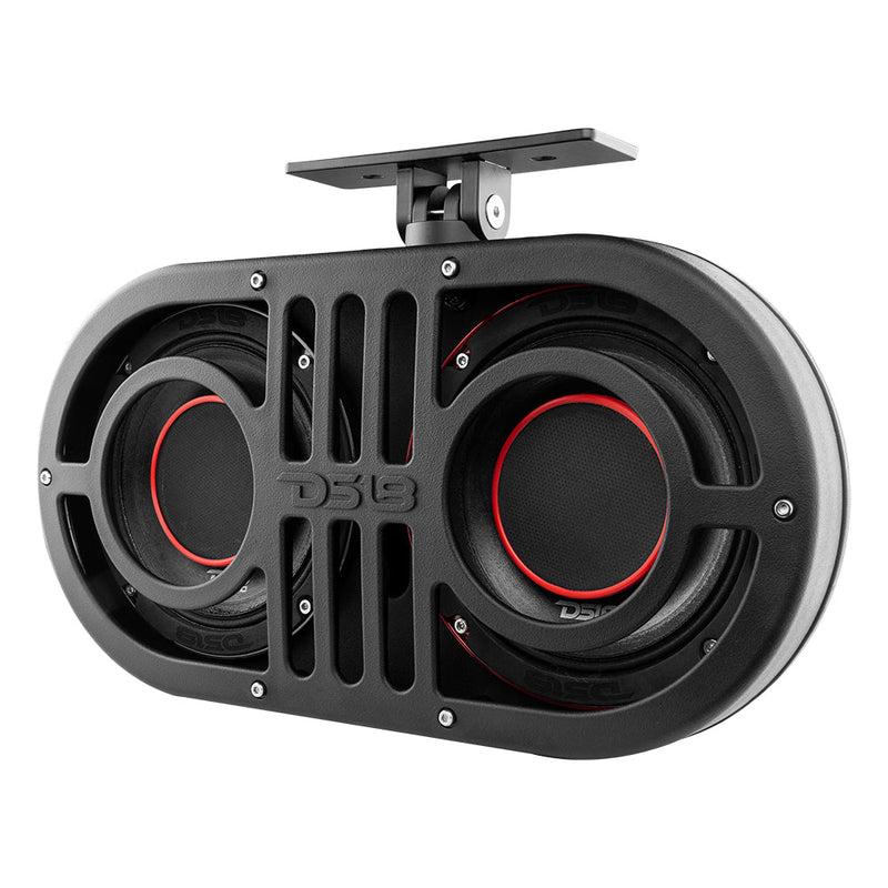 Load image into Gallery viewer, Dual 6.5" Marine and Powersports PRO Roll Cage Sound Bar System with Built in LED RGB Lights450 Watts Rms ( 2 x PRO-HY6.4B Included)