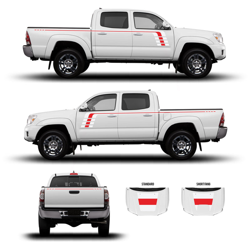 Load image into Gallery viewer, 2005-15 Tacoma Checkered Stripe Kit