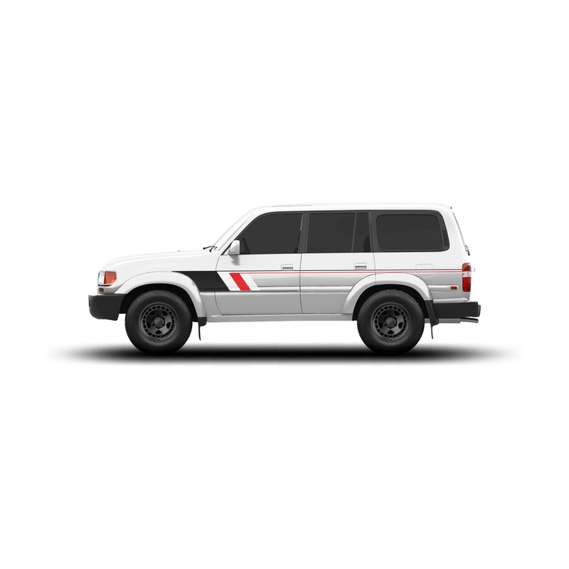 Load image into Gallery viewer, 80 Series Land Cruiser Checkered Stripe Kit