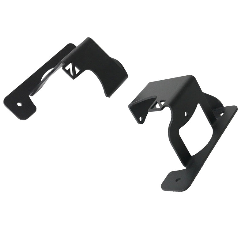 Load image into Gallery viewer, Jeep JL JT Fog Mounts - 3 piece Steel Bumper