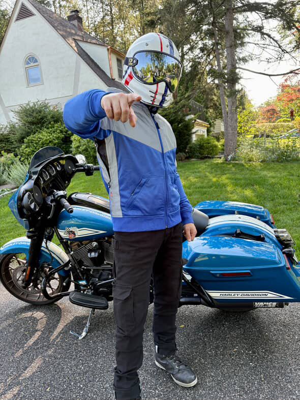 Load image into Gallery viewer, Ultra Reflective Hoodie Blue Eclipse