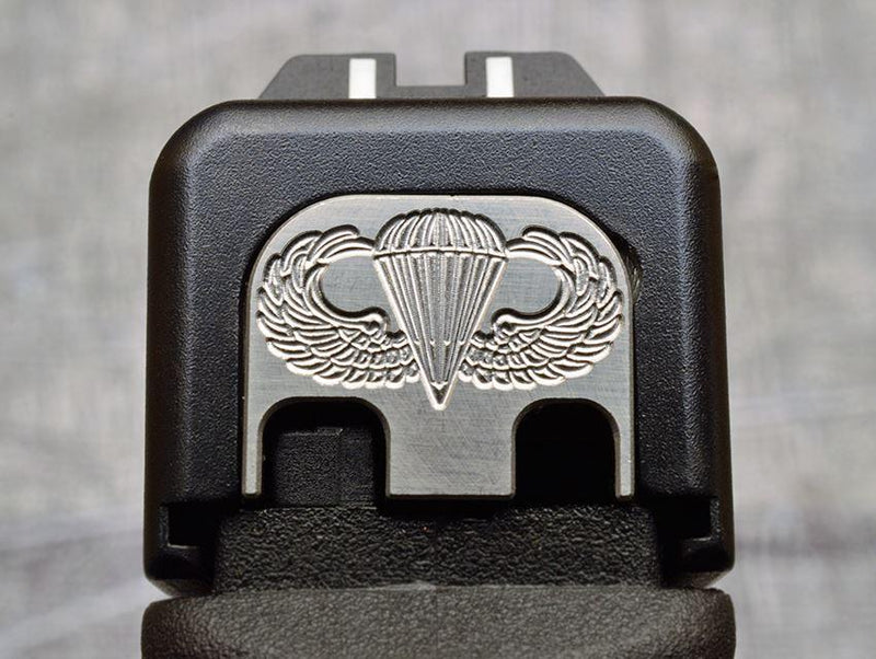 Load image into Gallery viewer, Milspin ARMY Glock Slide Back Plates (Most Popular)