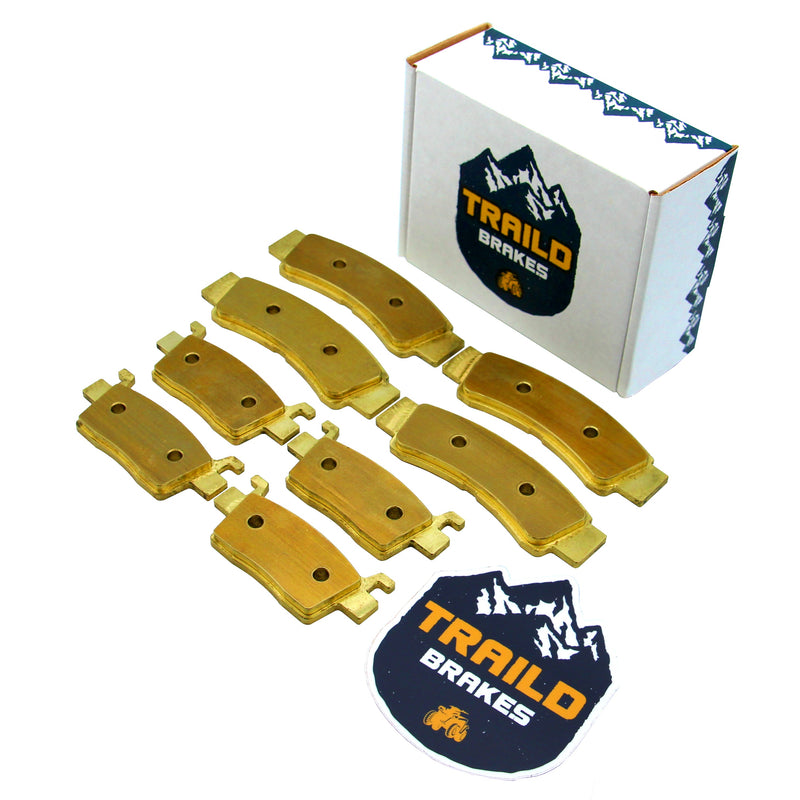 Load image into Gallery viewer, Kawasaki KRX/KRX4 1000 2020-2026 Brass Brake Pad Set