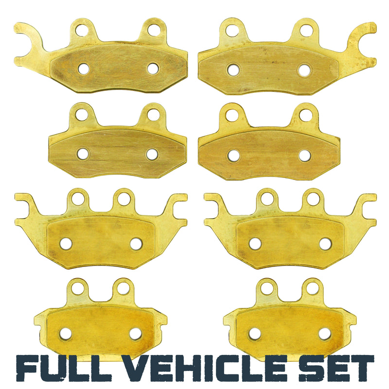 Load image into Gallery viewer, Kawasaki Mule Pro DX/DTX/FX/FXT/FXR/MX 2015-2027 Brass Brake Pad Set