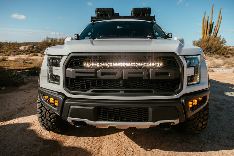 Load image into Gallery viewer, Ford F150 Raptor (2017-2021) - Behind The Grille 30" LED Light Bar - Clear Lens