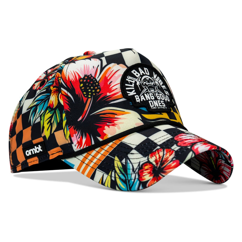 Load image into Gallery viewer, Kill Bad Vibes Skull Weekender Rope Snapback Hat
